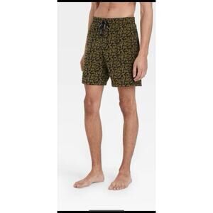 NIB Pair Of Thieves Men’s Off Duty Lounge Shorts In Olive In Size Large